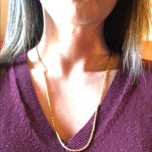 Sale! $20 Stamped 925 Gold 24in chain